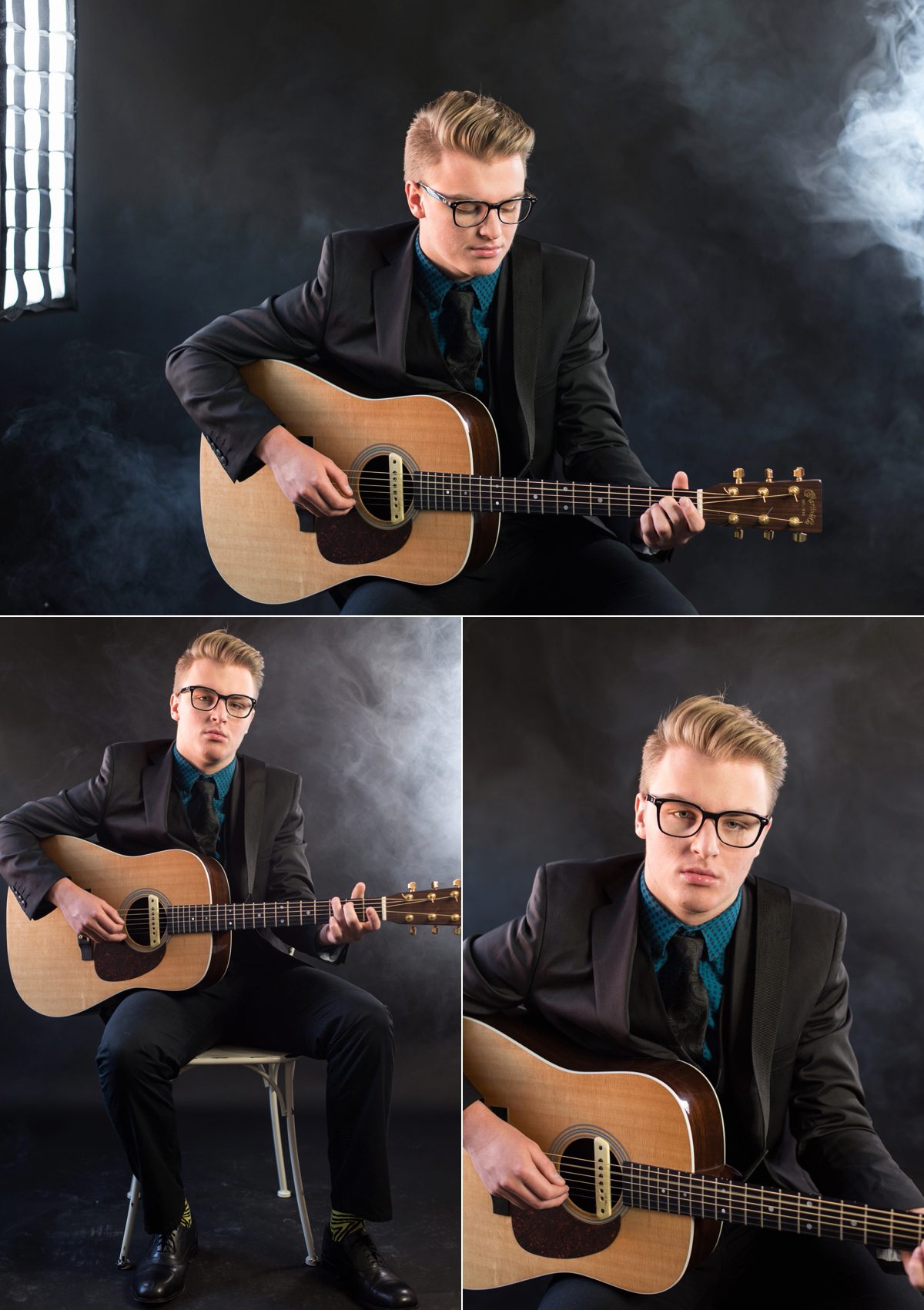 fort worth high school senior photographer musician with his guitar vanja d photography 