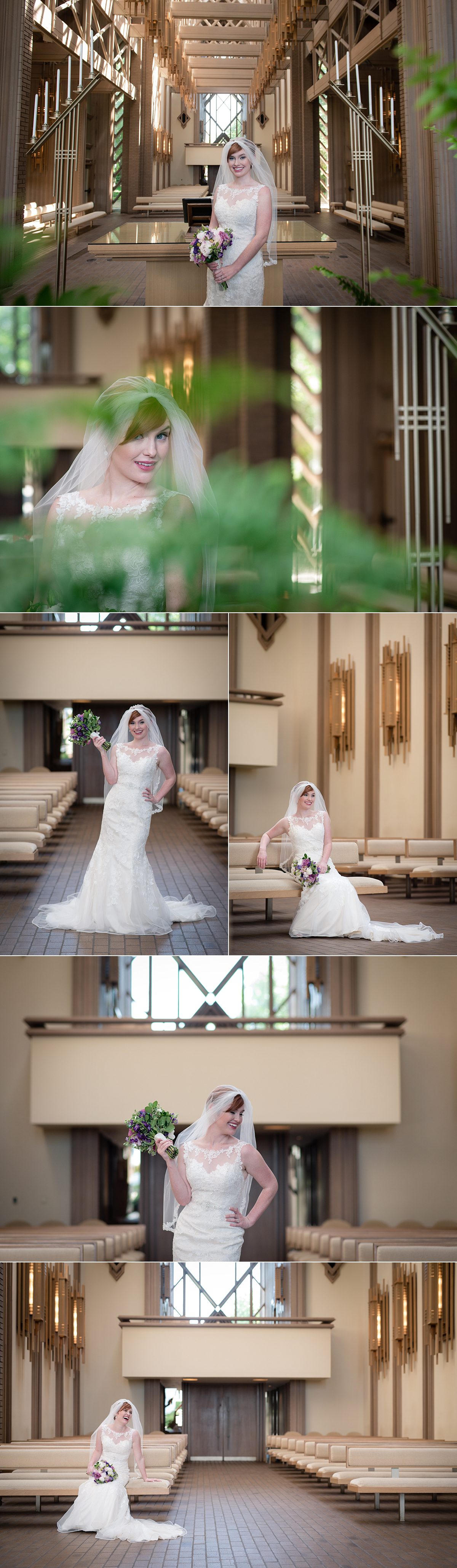 Fort Worth Wedding Photographer Bridal Session at Marty Leonard Chapel